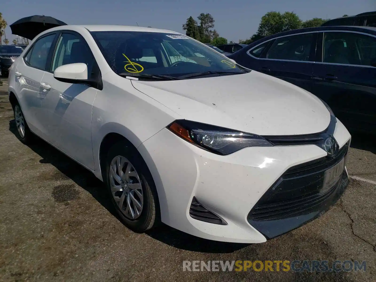 1 Photograph of a damaged car 2T1BURHE2KC224459 TOYOTA COROLLA 2019