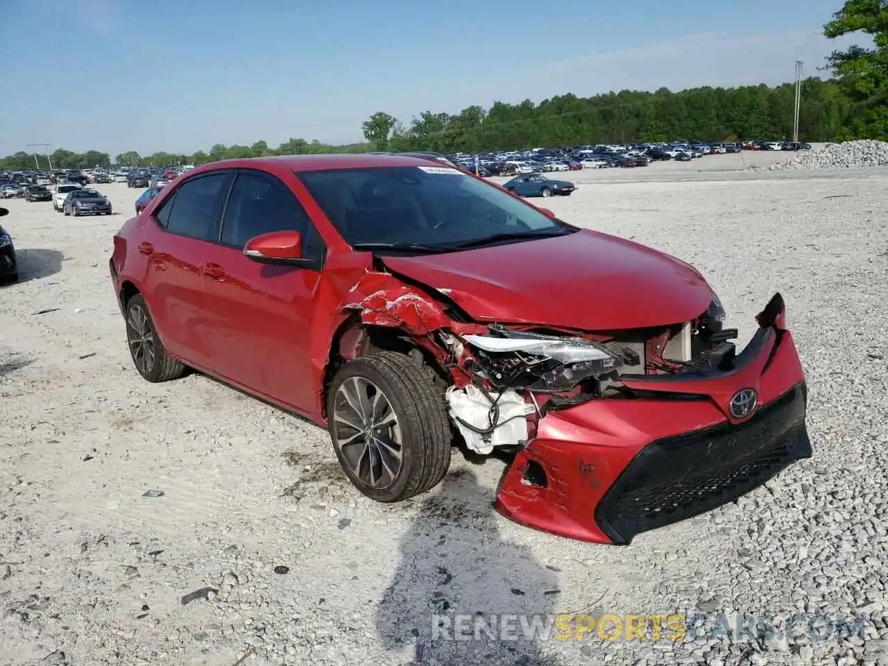 1 Photograph of a damaged car 2T1BURHE2KC224512 TOYOTA COROLLA 2019