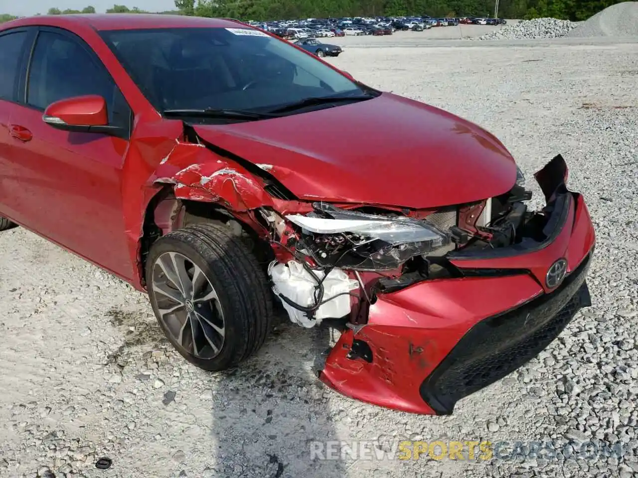 9 Photograph of a damaged car 2T1BURHE2KC224512 TOYOTA COROLLA 2019