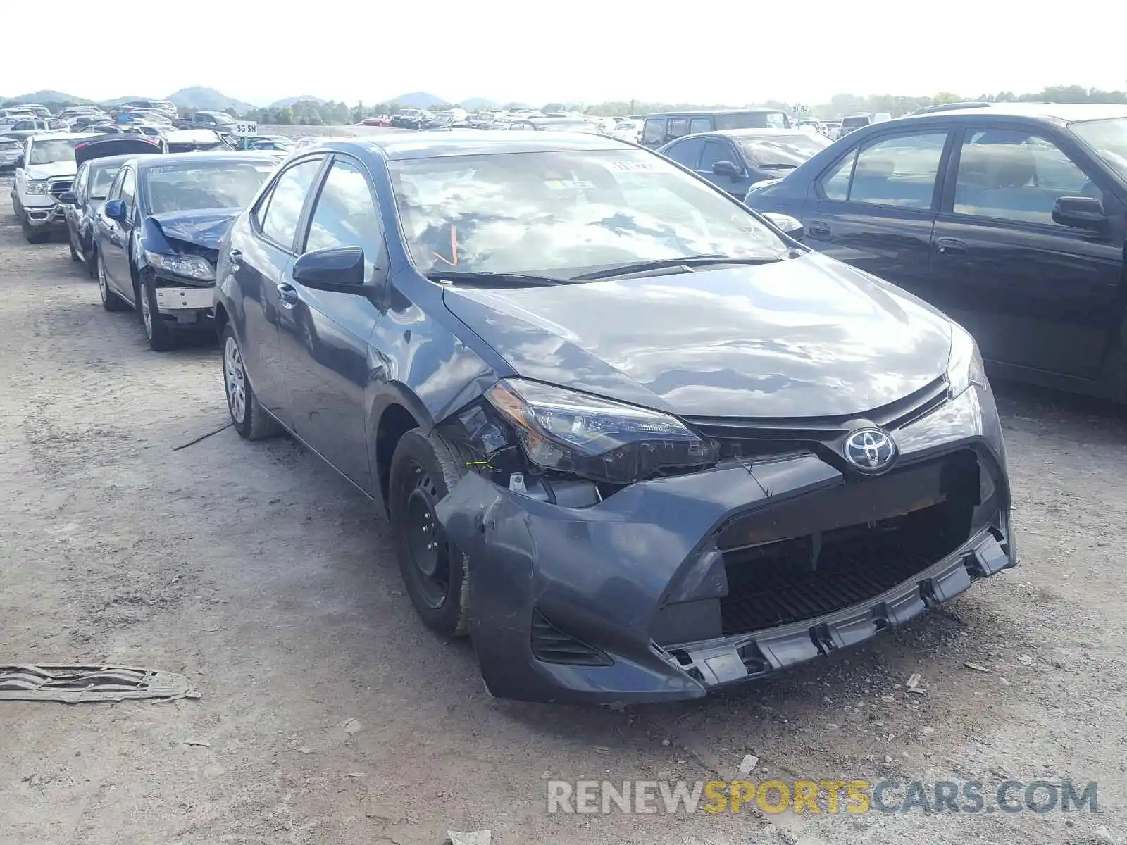 1 Photograph of a damaged car 2T1BURHE2KC224638 TOYOTA COROLLA 2019