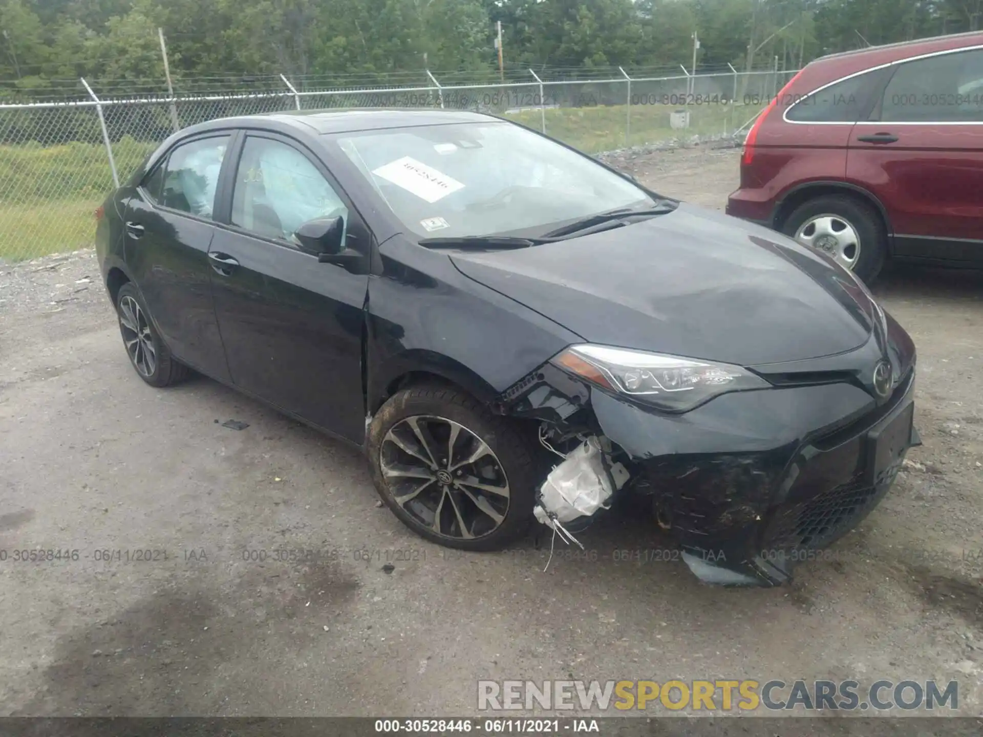 1 Photograph of a damaged car 2T1BURHE2KC225062 TOYOTA COROLLA 2019