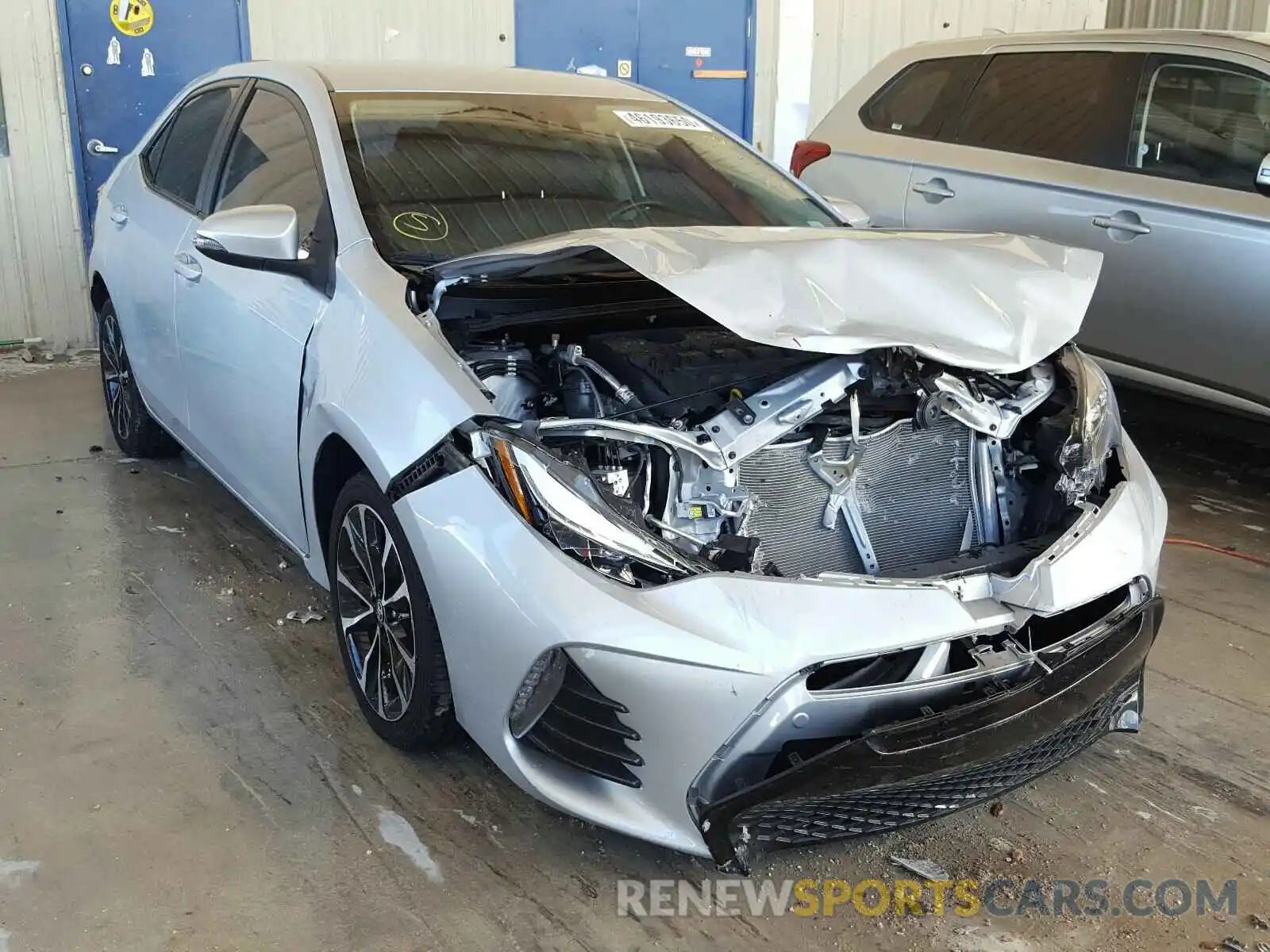 1 Photograph of a damaged car 2T1BURHE2KC225269 TOYOTA COROLLA 2019