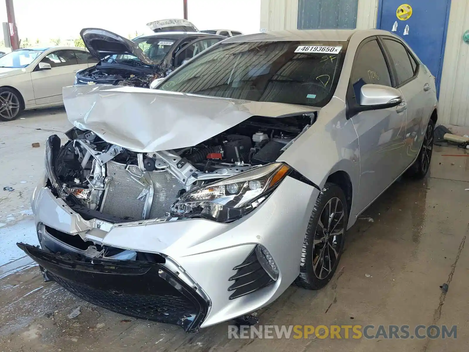 2 Photograph of a damaged car 2T1BURHE2KC225269 TOYOTA COROLLA 2019