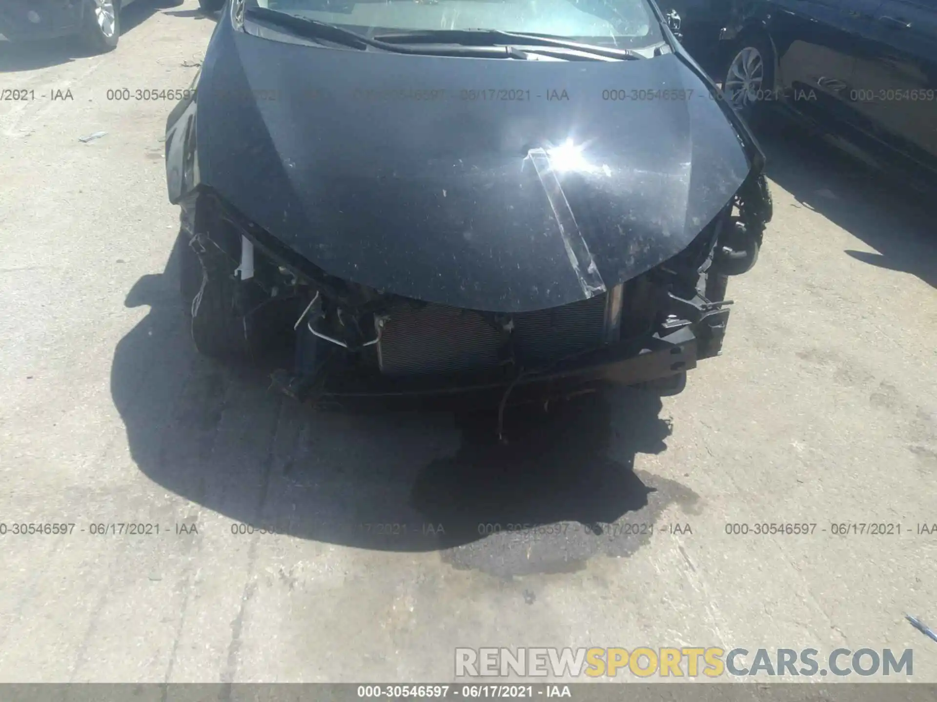 6 Photograph of a damaged car 2T1BURHE2KC225806 TOYOTA COROLLA 2019