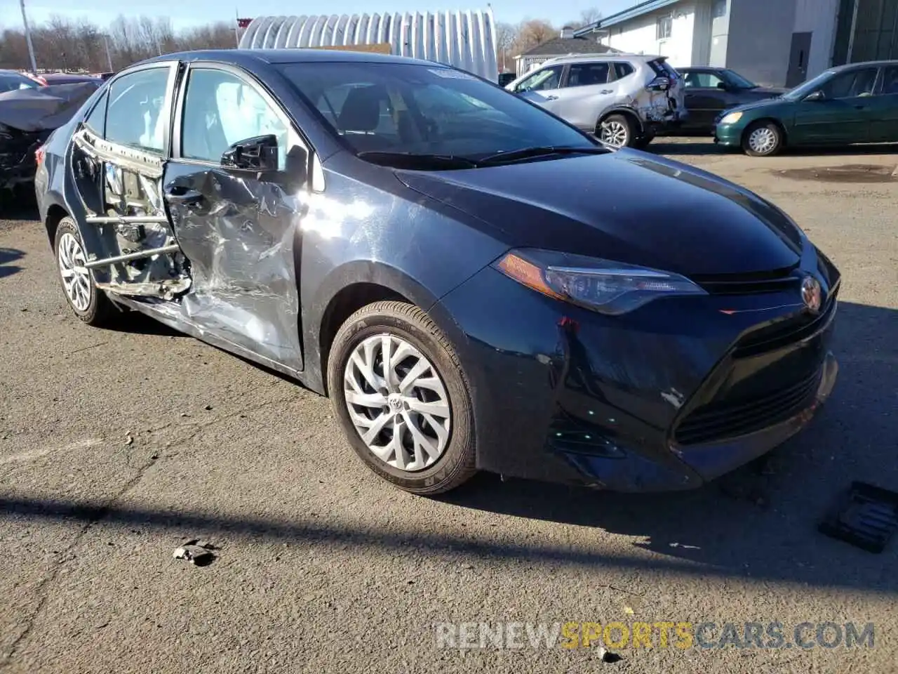 1 Photograph of a damaged car 2T1BURHE2KC225983 TOYOTA COROLLA 2019