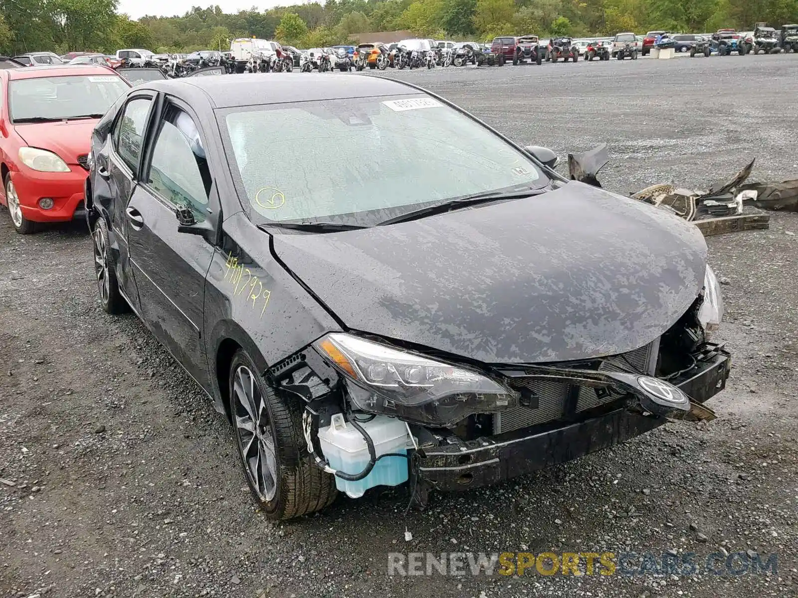 1 Photograph of a damaged car 2T1BURHE2KC226275 TOYOTA COROLLA 2019