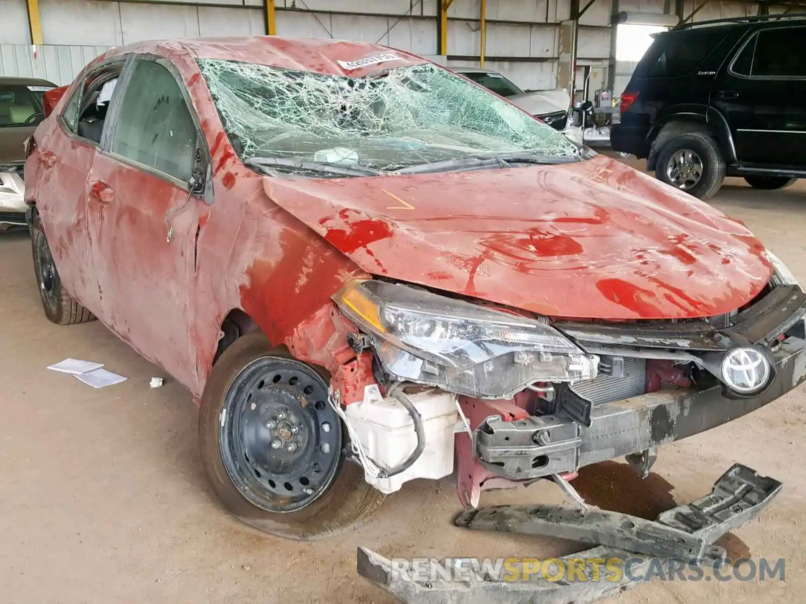 1 Photograph of a damaged car 2T1BURHE2KC226681 TOYOTA COROLLA 2019