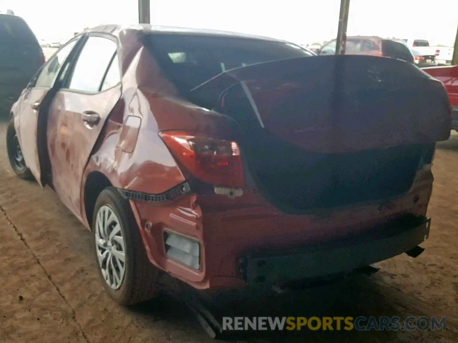 3 Photograph of a damaged car 2T1BURHE2KC226681 TOYOTA COROLLA 2019