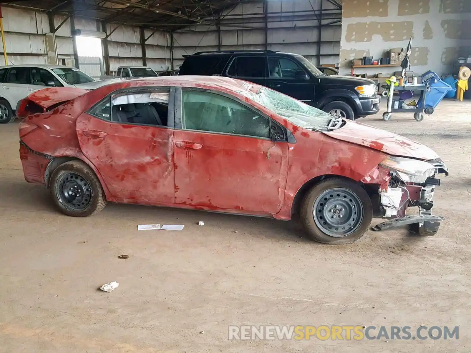 9 Photograph of a damaged car 2T1BURHE2KC226681 TOYOTA COROLLA 2019