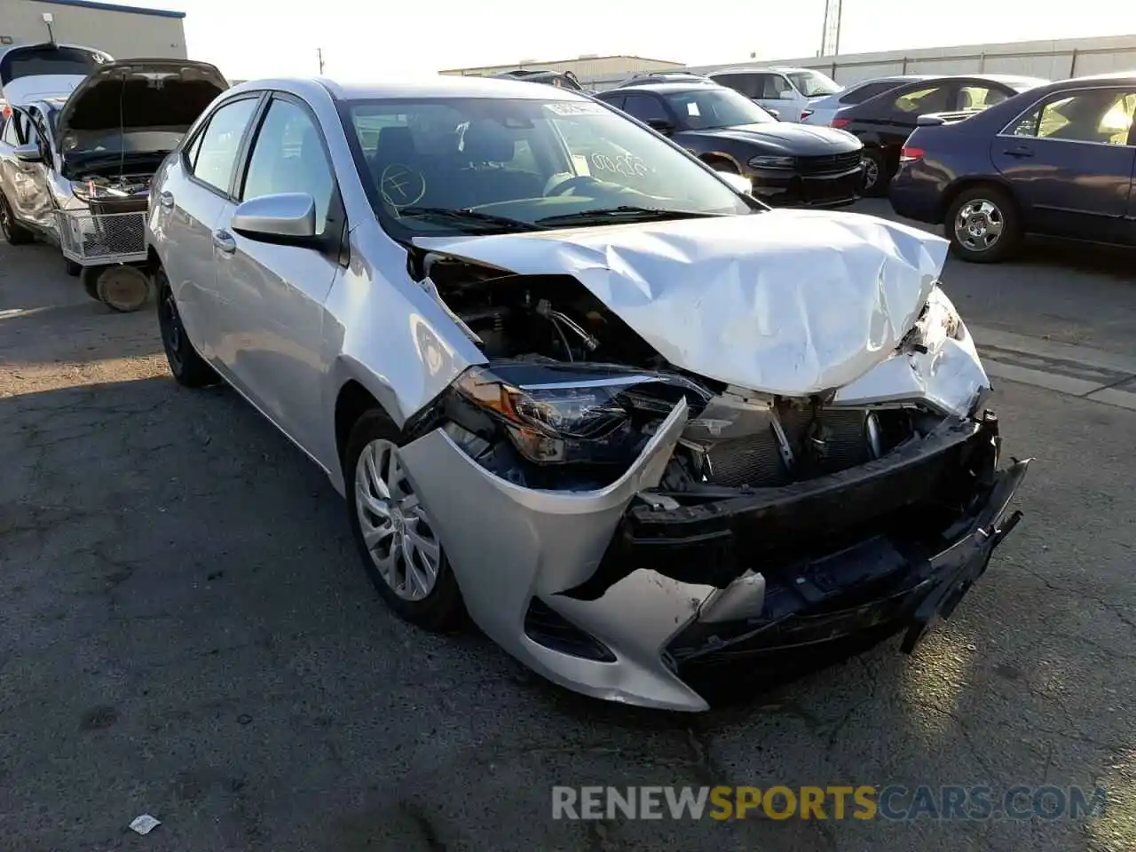 1 Photograph of a damaged car 2T1BURHE2KC226728 TOYOTA COROLLA 2019