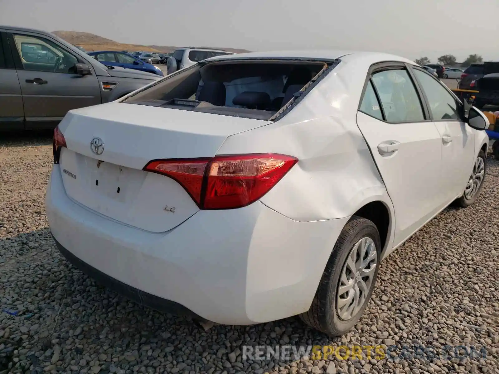 4 Фотография поврежденного автомобиля 2T1BURHE2KC226776 TOYOTA COROLLA 2019