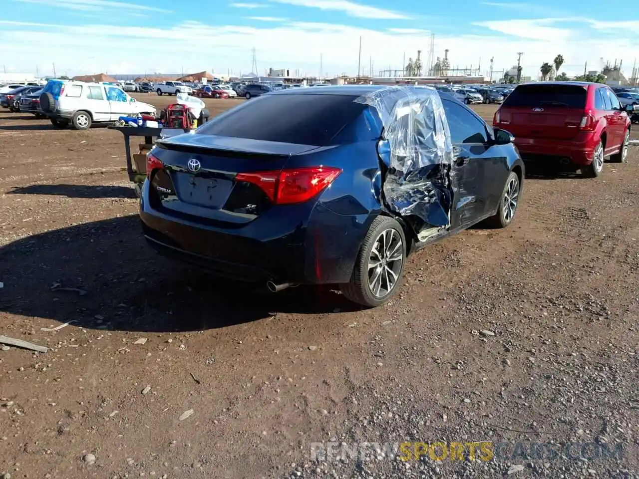 4 Photograph of a damaged car 2T1BURHE2KC226843 TOYOTA COROLLA 2019