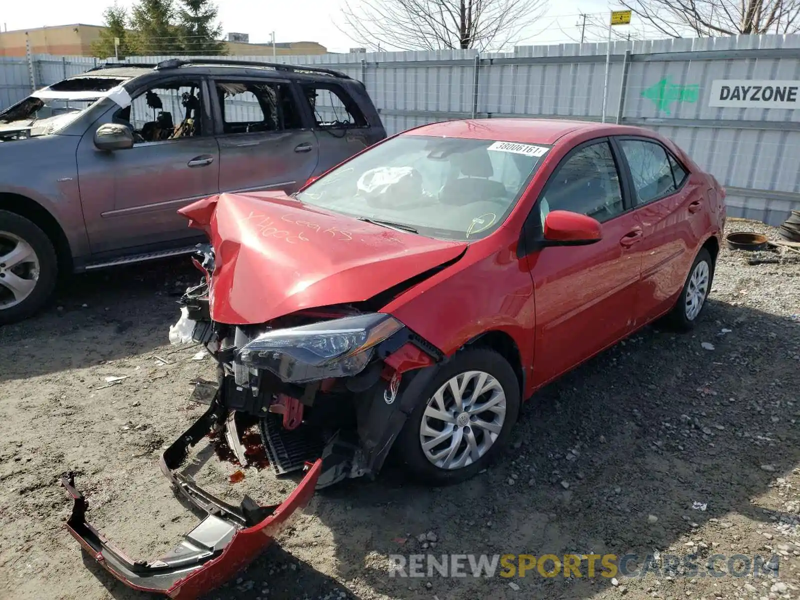 2 Photograph of a damaged car 2T1BURHE2KC227488 TOYOTA COROLLA 2019