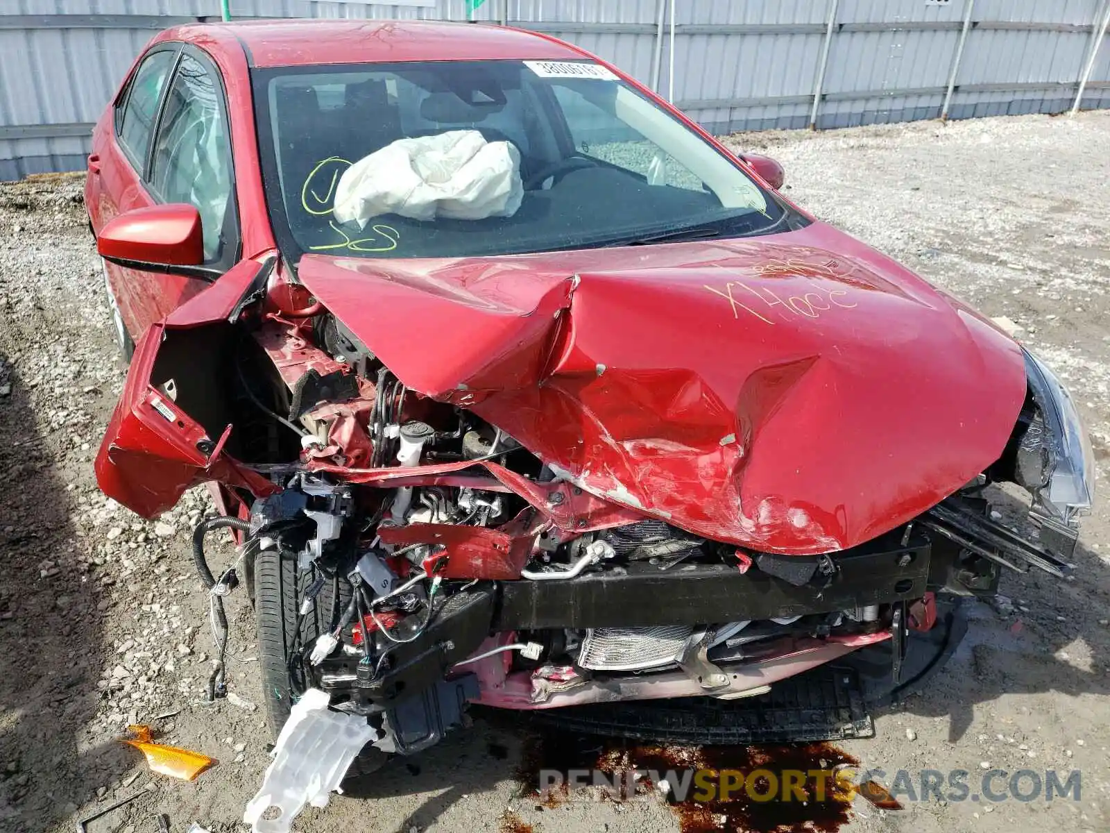 7 Photograph of a damaged car 2T1BURHE2KC227488 TOYOTA COROLLA 2019