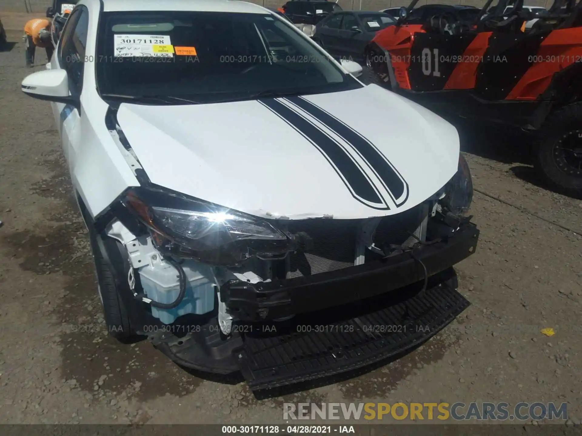 6 Photograph of a damaged car 2T1BURHE2KC228169 TOYOTA COROLLA 2019