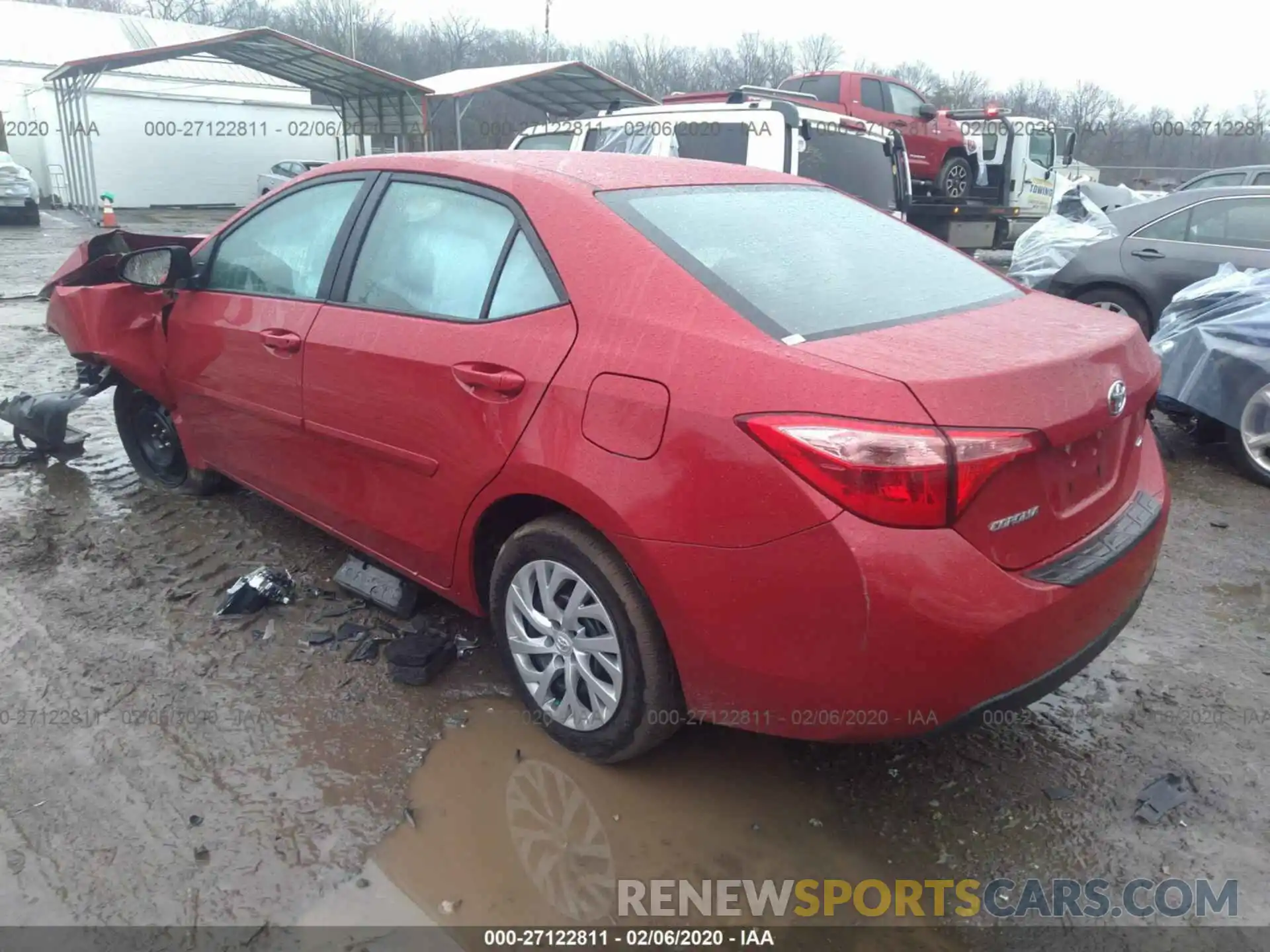 3 Photograph of a damaged car 2T1BURHE2KC228446 TOYOTA COROLLA 2019