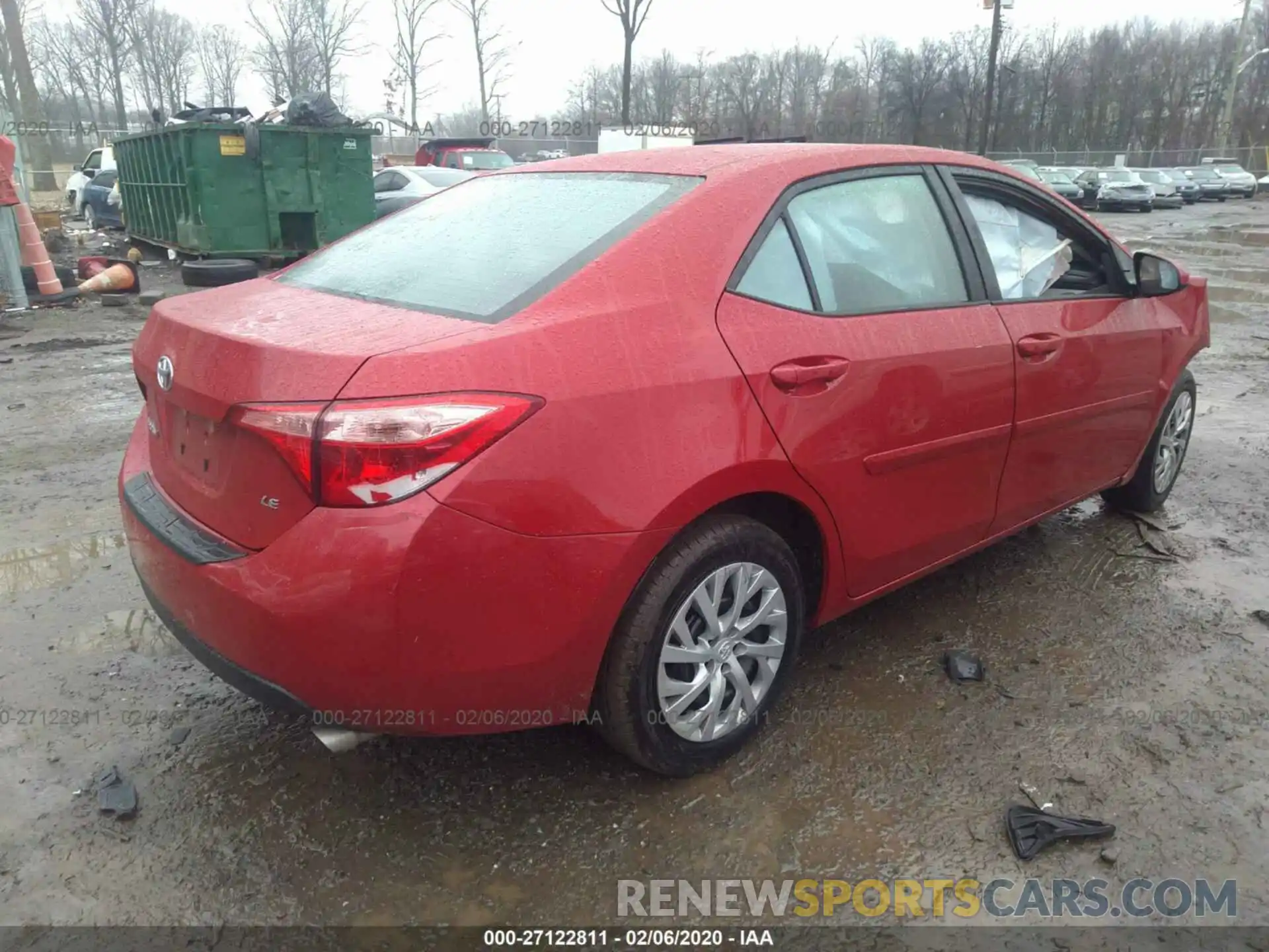 4 Photograph of a damaged car 2T1BURHE2KC228446 TOYOTA COROLLA 2019