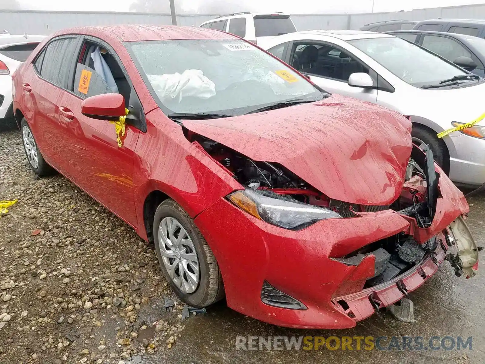 1 Photograph of a damaged car 2T1BURHE2KC228544 TOYOTA COROLLA 2019