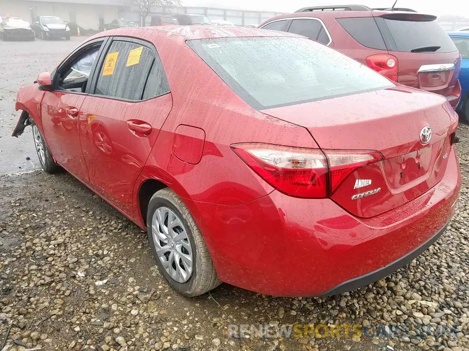 3 Photograph of a damaged car 2T1BURHE2KC228544 TOYOTA COROLLA 2019