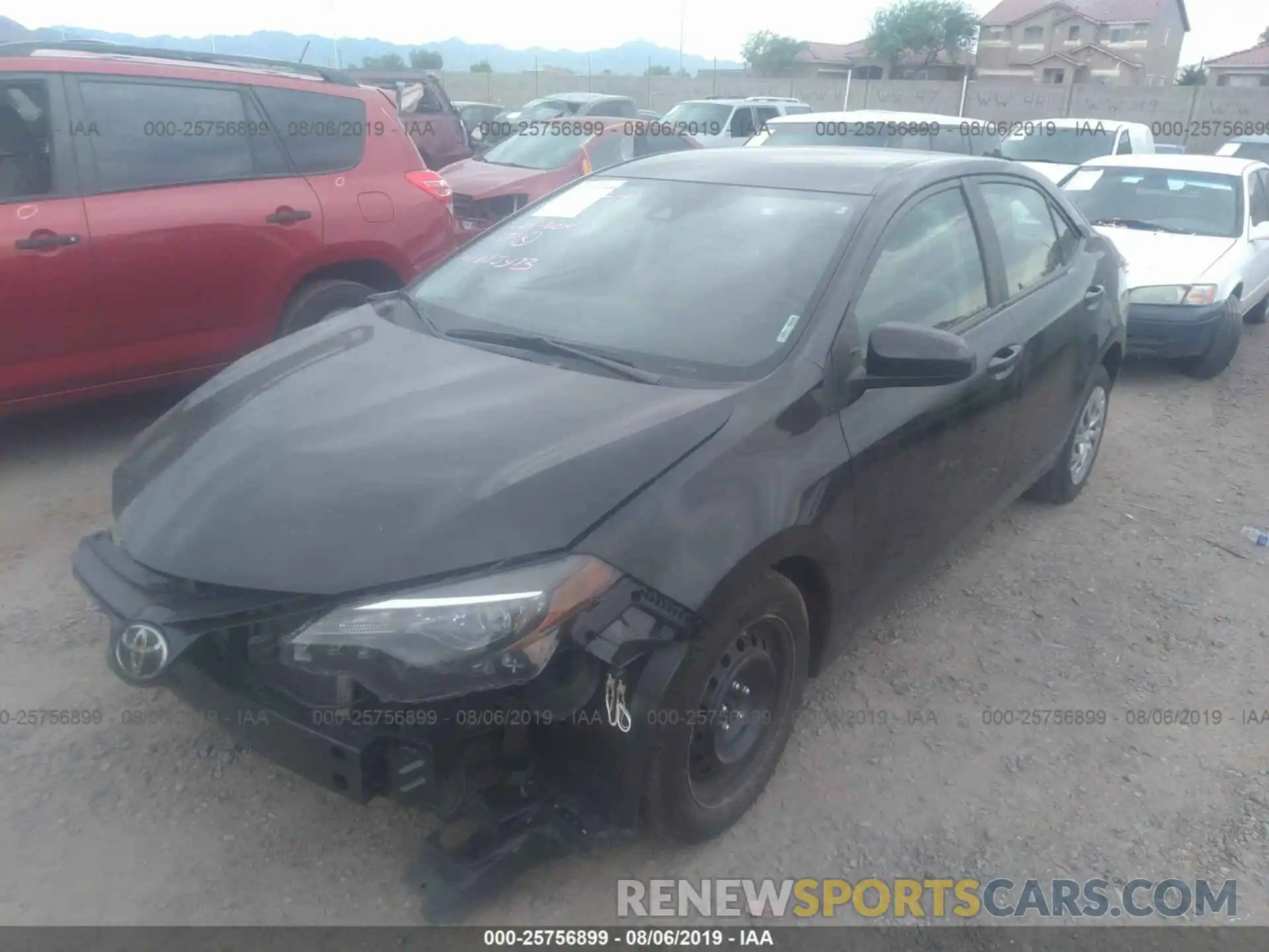 2 Photograph of a damaged car 2T1BURHE2KC228964 TOYOTA COROLLA 2019