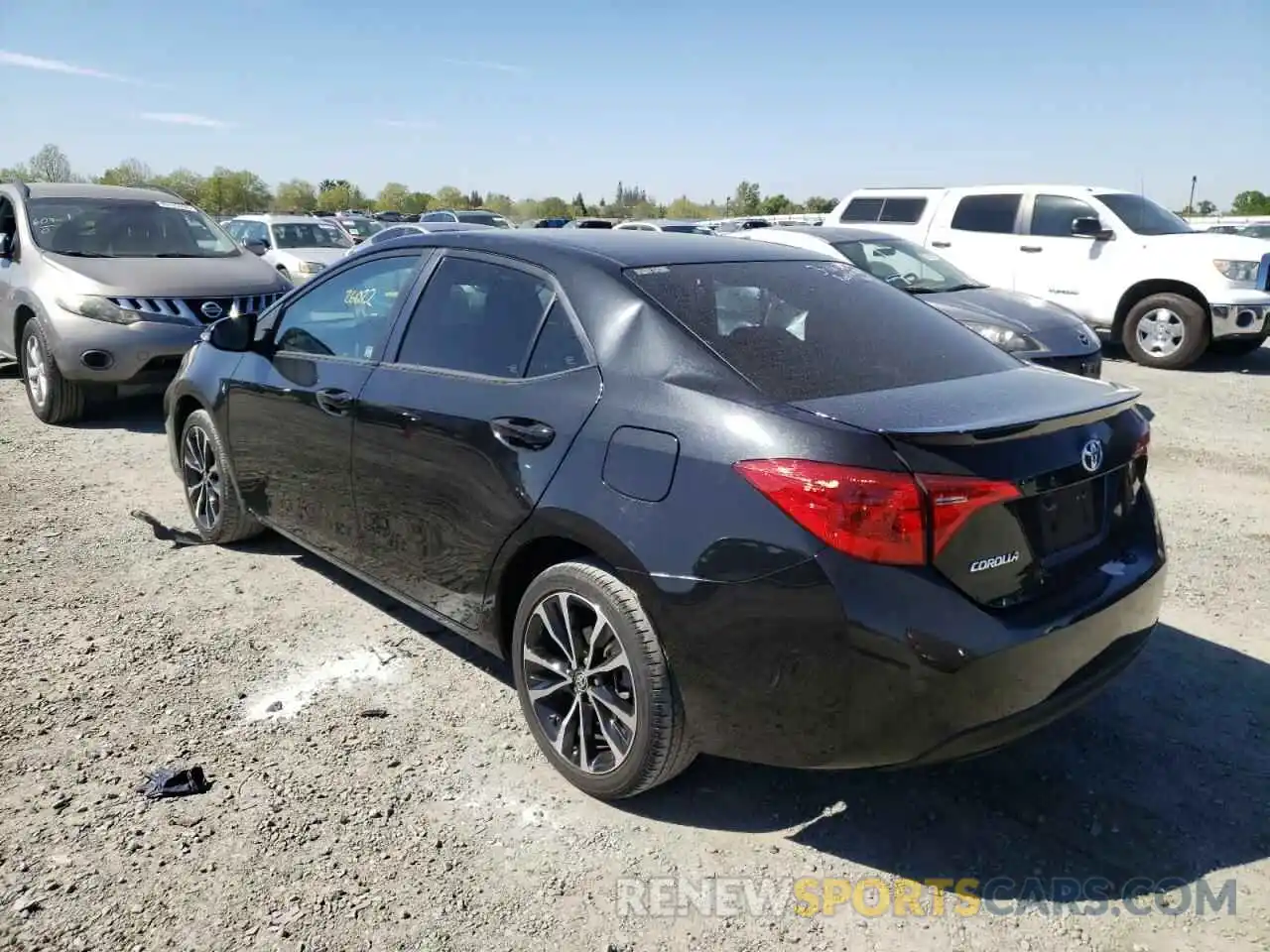 3 Photograph of a damaged car 2T1BURHE2KC229063 TOYOTA COROLLA 2019