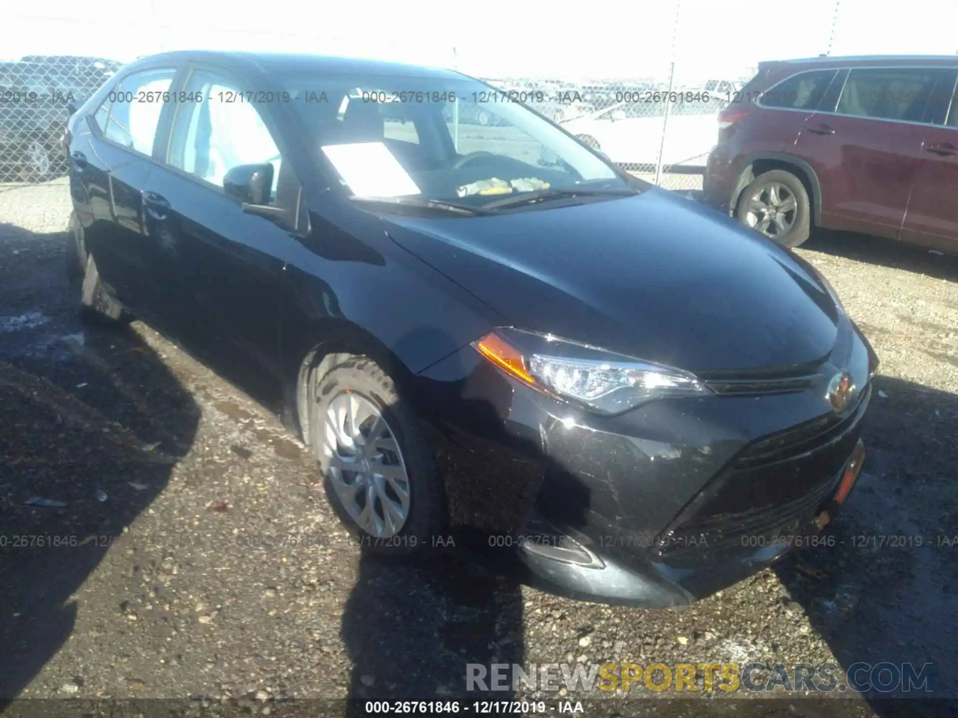 1 Photograph of a damaged car 2T1BURHE2KC229371 TOYOTA COROLLA 2019