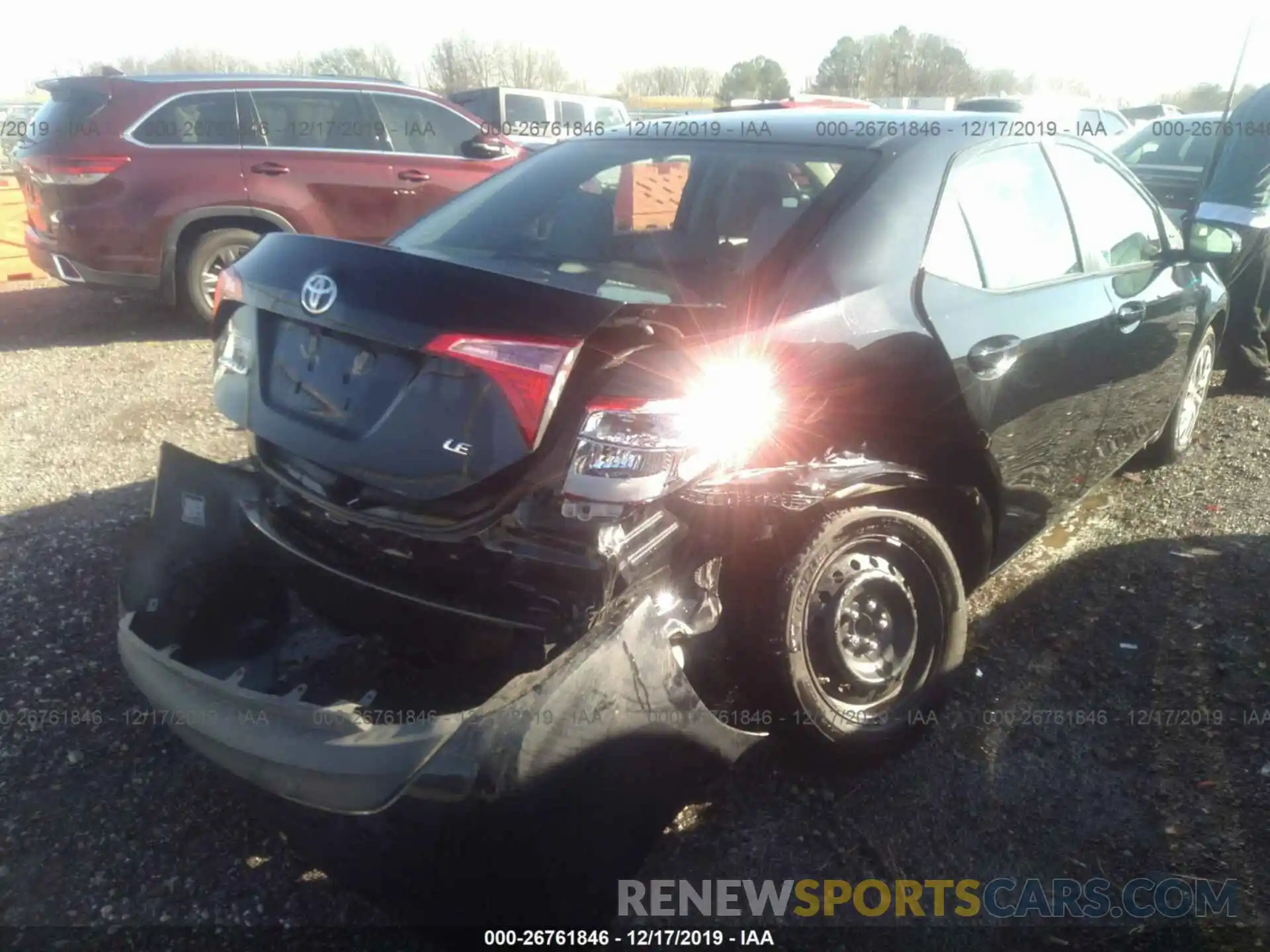 4 Photograph of a damaged car 2T1BURHE2KC229371 TOYOTA COROLLA 2019