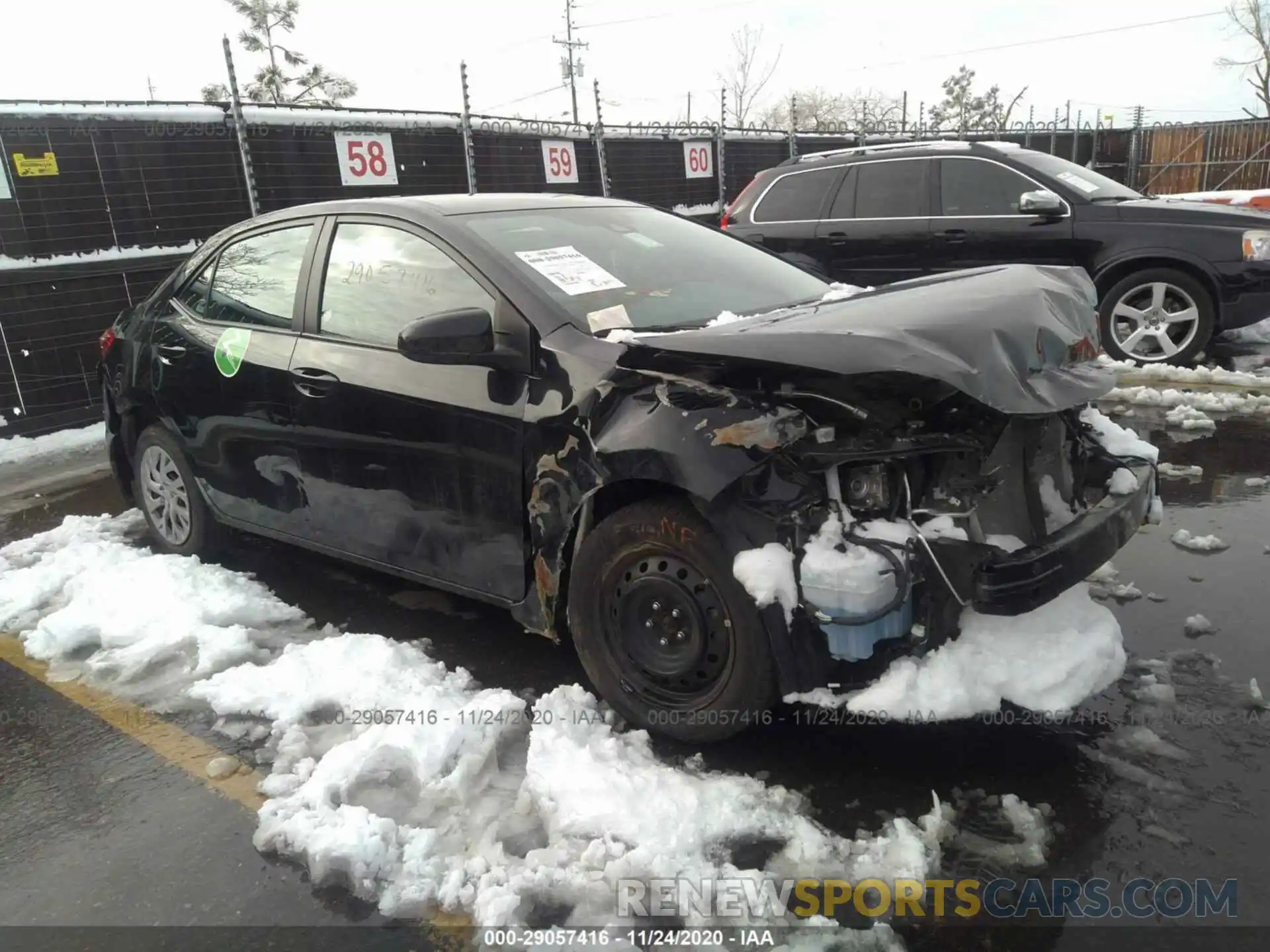 1 Photograph of a damaged car 2T1BURHE2KC229502 TOYOTA COROLLA 2019