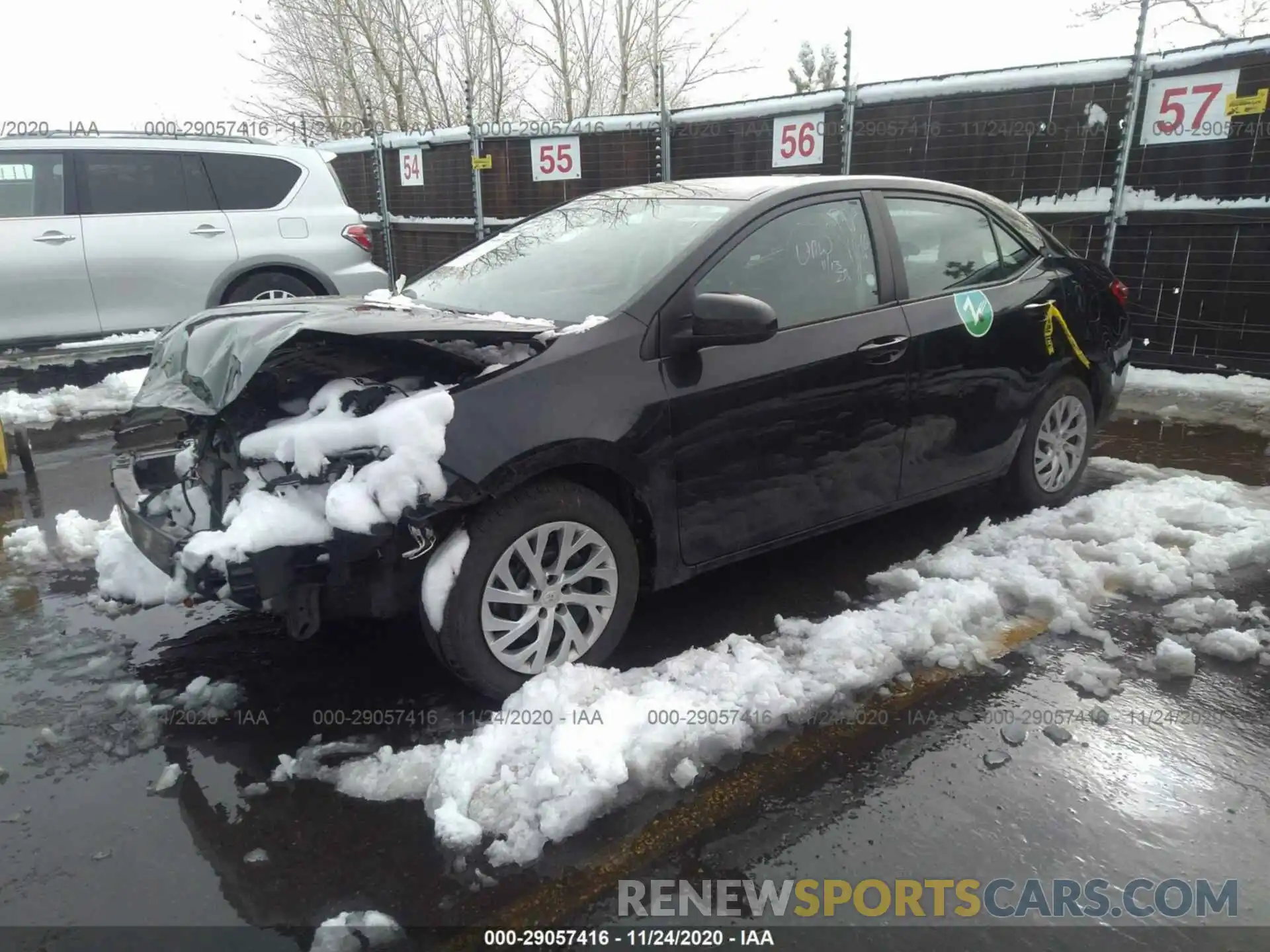 2 Photograph of a damaged car 2T1BURHE2KC229502 TOYOTA COROLLA 2019