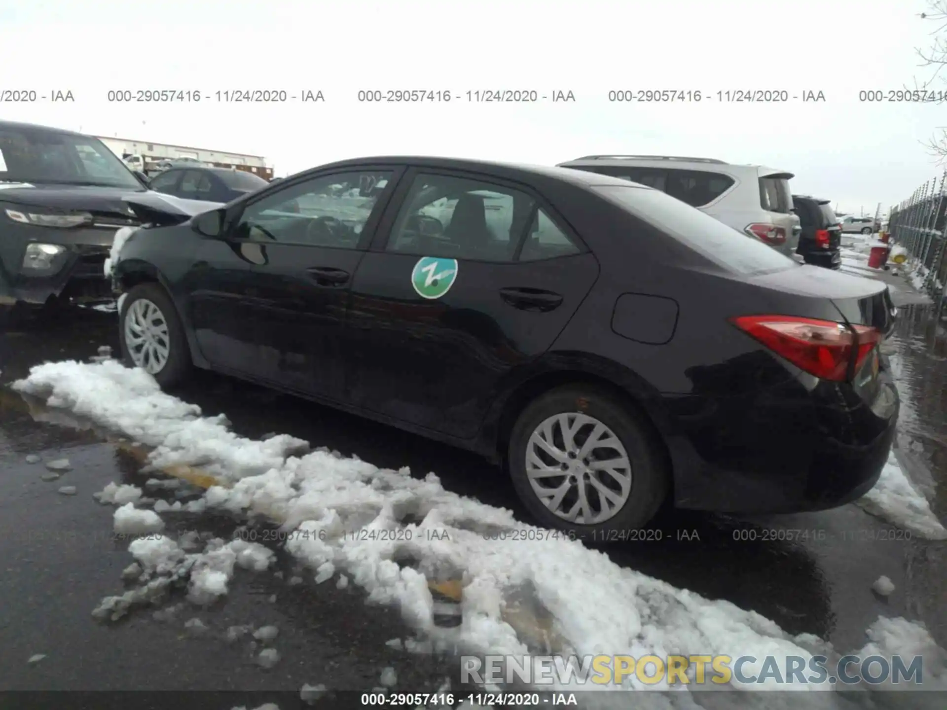 3 Photograph of a damaged car 2T1BURHE2KC229502 TOYOTA COROLLA 2019