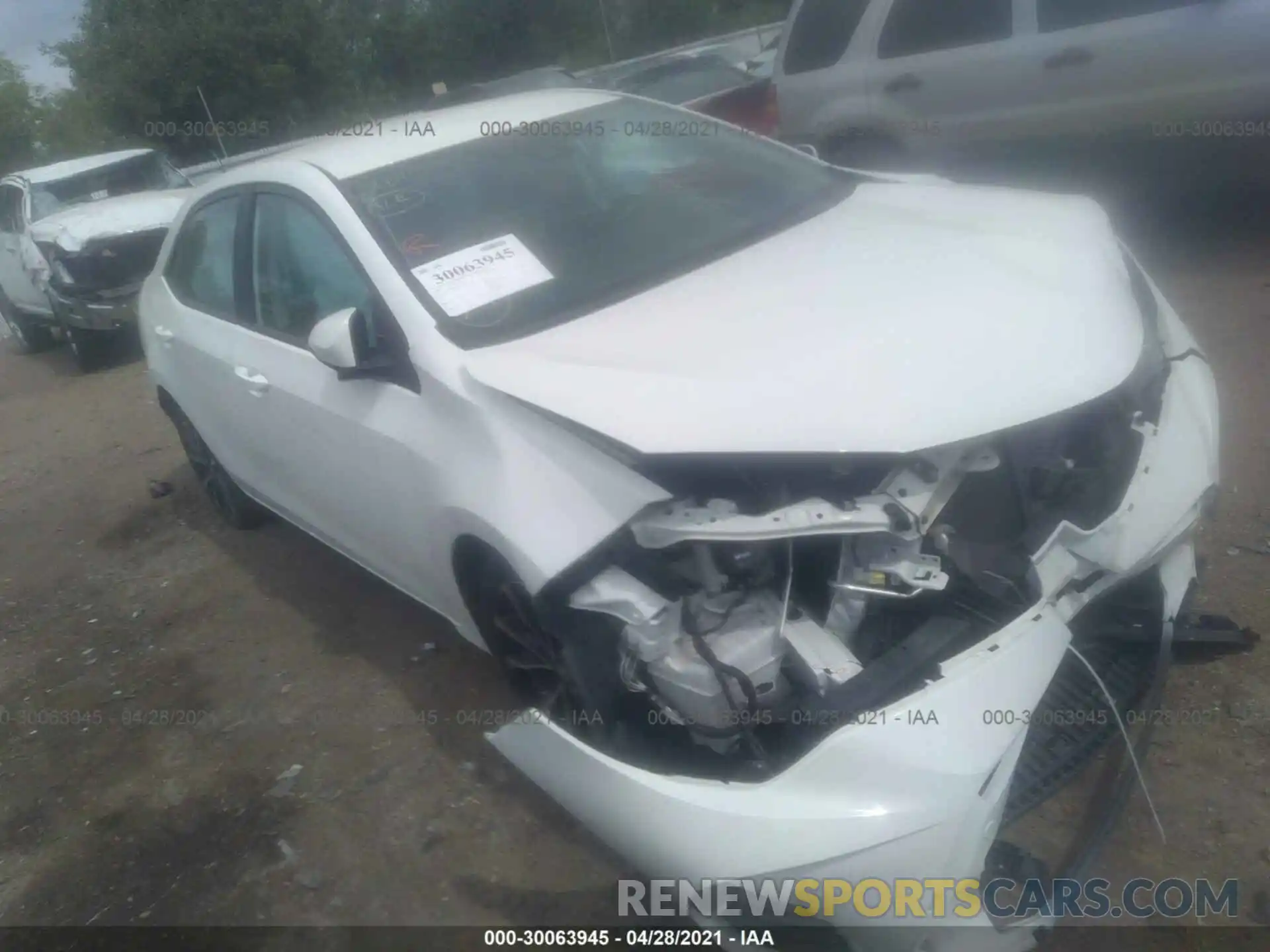 1 Photograph of a damaged car 2T1BURHE2KC229564 TOYOTA COROLLA 2019