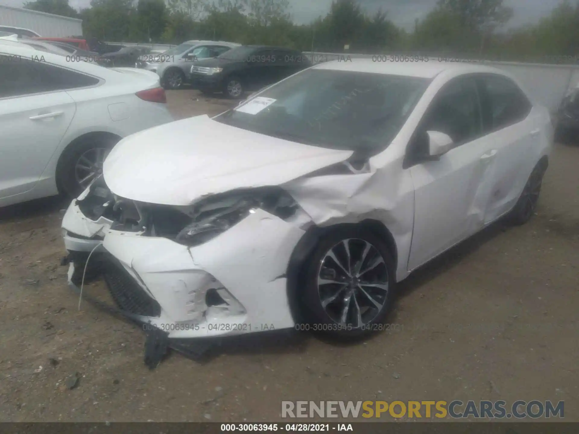 6 Photograph of a damaged car 2T1BURHE2KC229564 TOYOTA COROLLA 2019