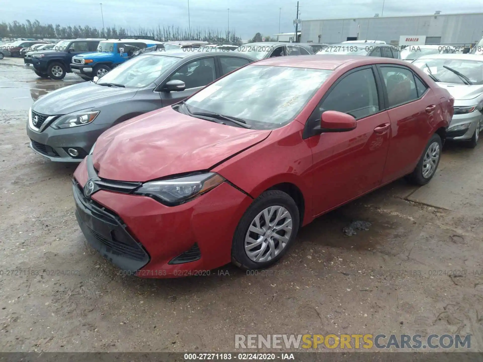 2 Photograph of a damaged car 2T1BURHE2KC229659 TOYOTA COROLLA 2019