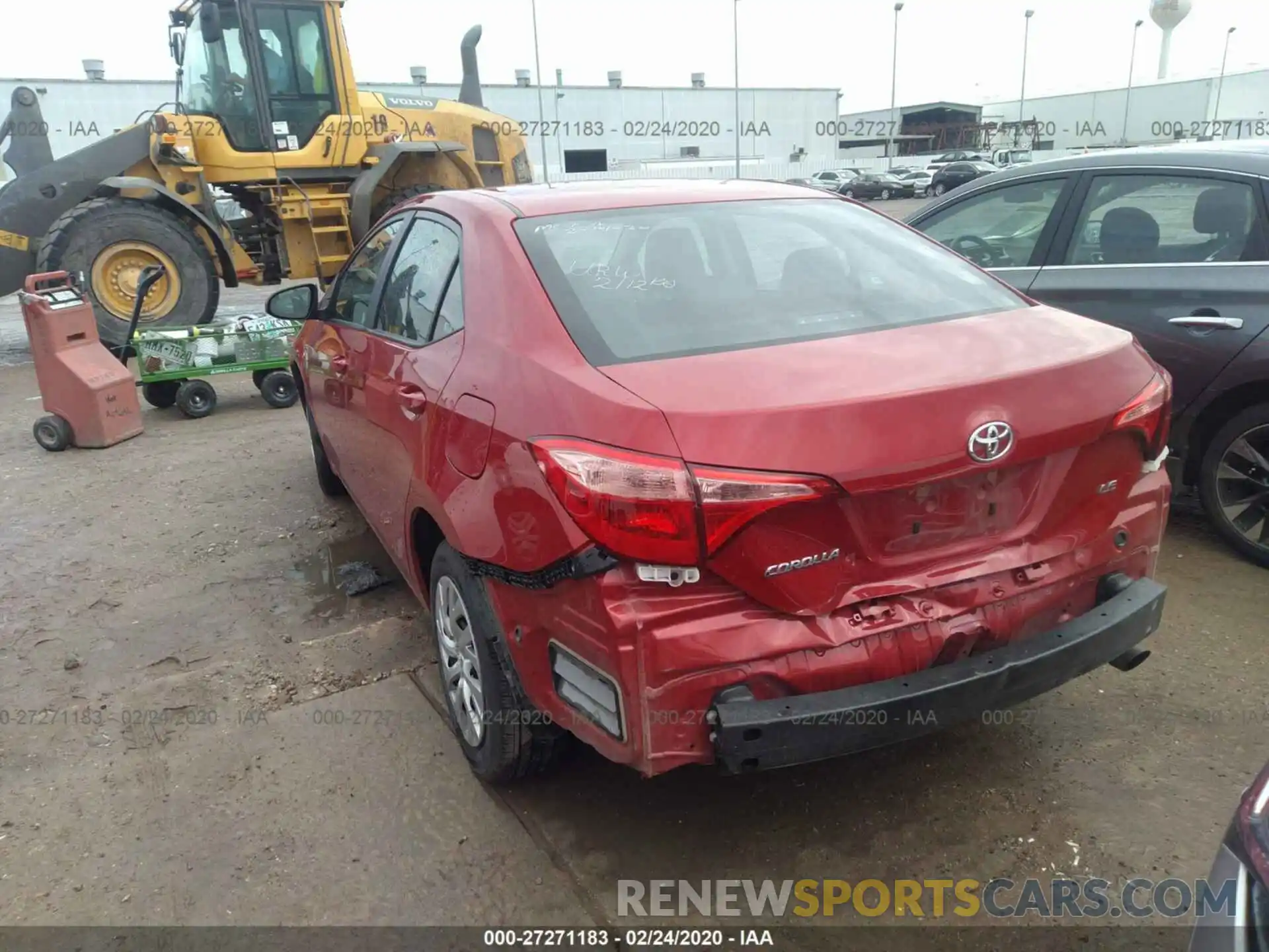 3 Photograph of a damaged car 2T1BURHE2KC229659 TOYOTA COROLLA 2019