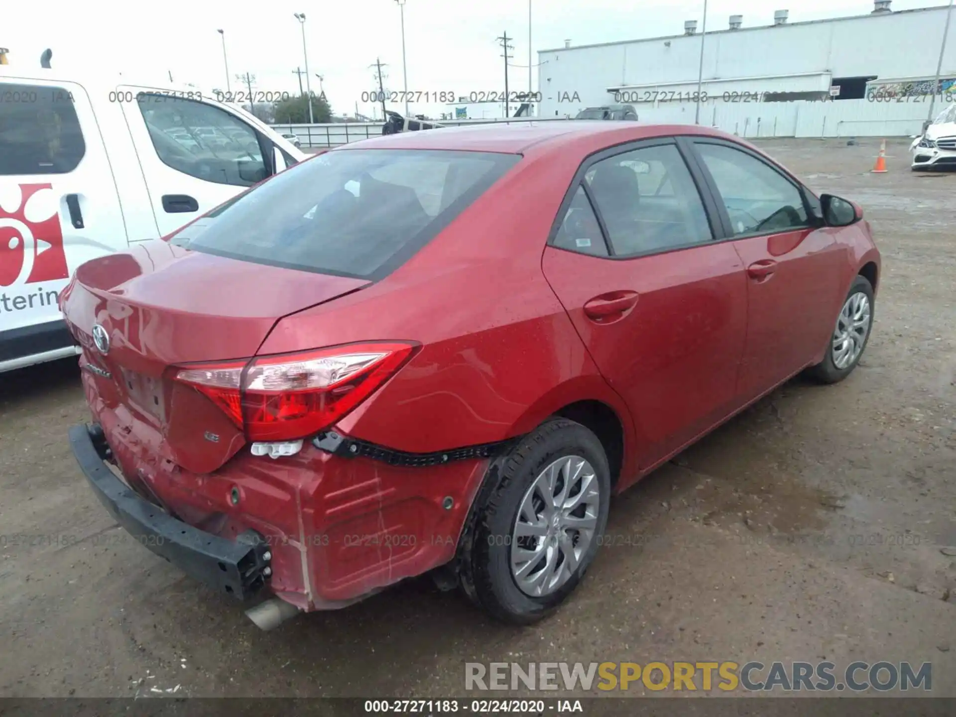 4 Photograph of a damaged car 2T1BURHE2KC229659 TOYOTA COROLLA 2019