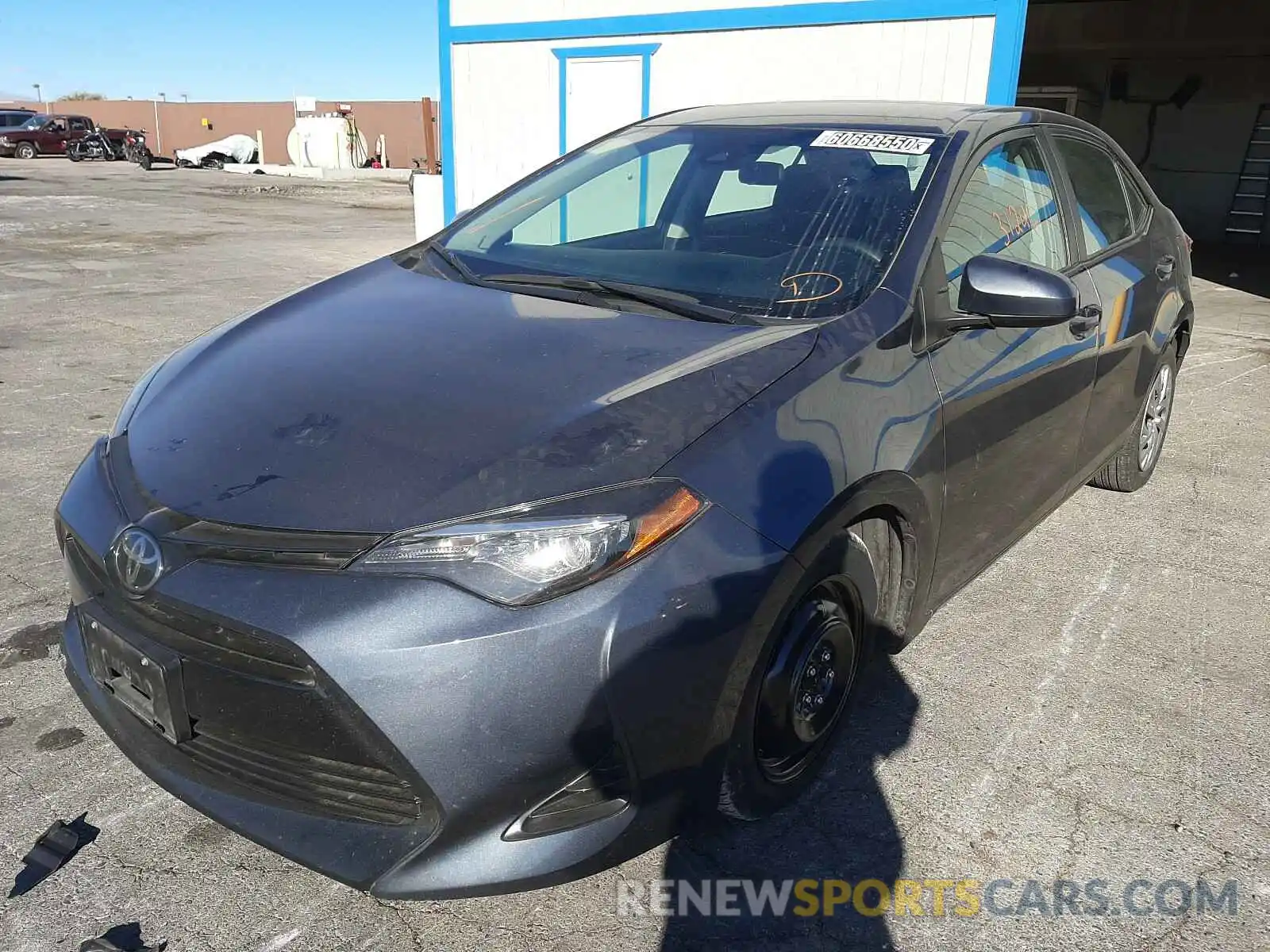 2 Photograph of a damaged car 2T1BURHE2KC229743 TOYOTA COROLLA 2019