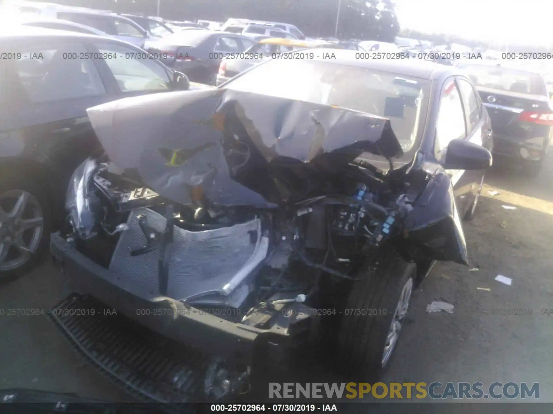 2 Photograph of a damaged car 2T1BURHE2KC229807 TOYOTA COROLLA 2019