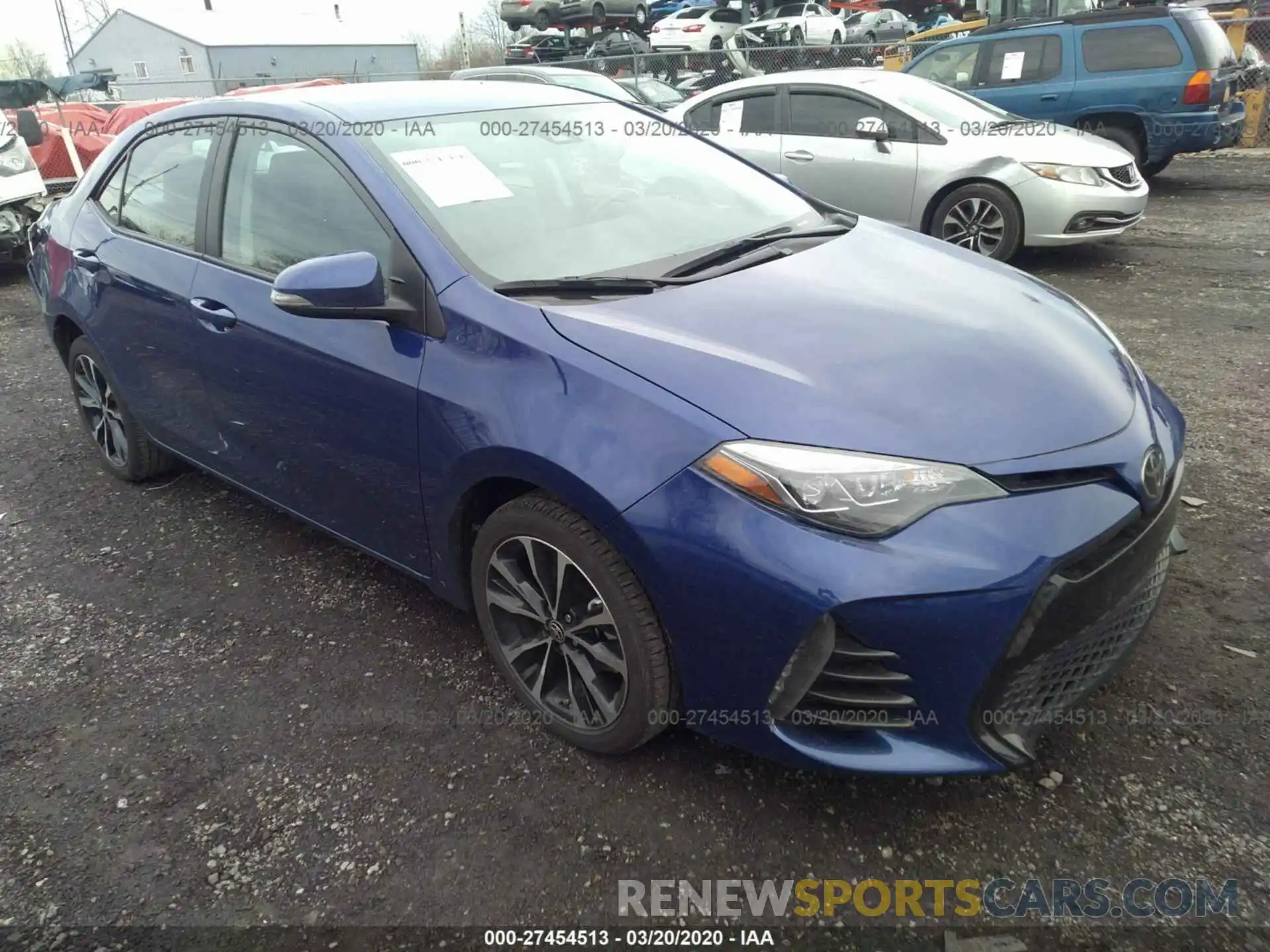 1 Photograph of a damaged car 2T1BURHE2KC230133 TOYOTA COROLLA 2019