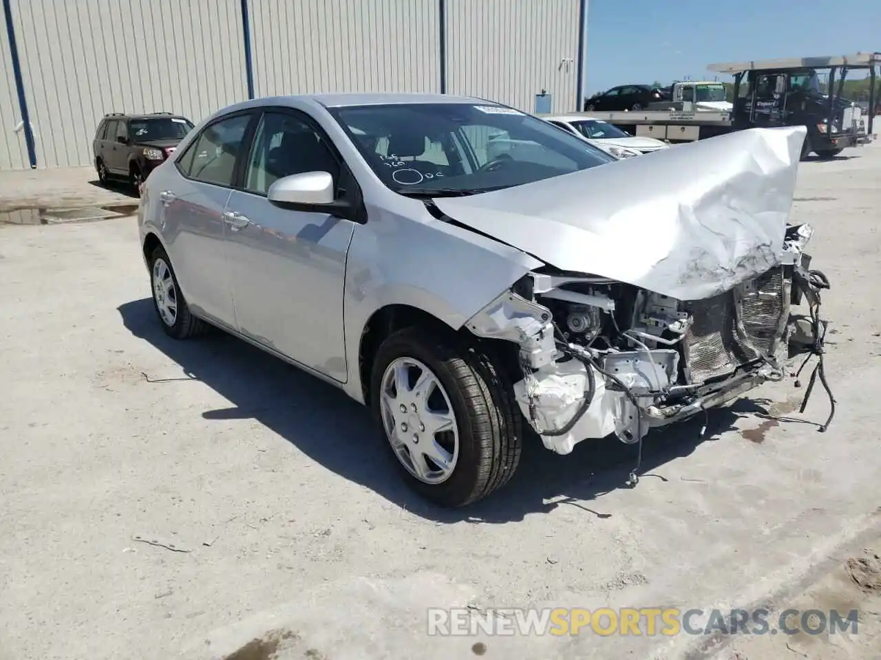 1 Photograph of a damaged car 2T1BURHE2KC230259 TOYOTA COROLLA 2019