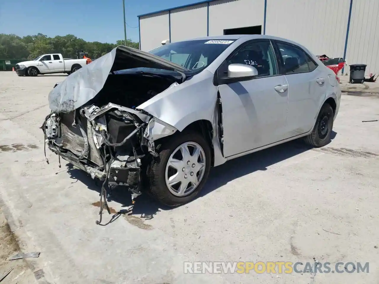 2 Photograph of a damaged car 2T1BURHE2KC230259 TOYOTA COROLLA 2019