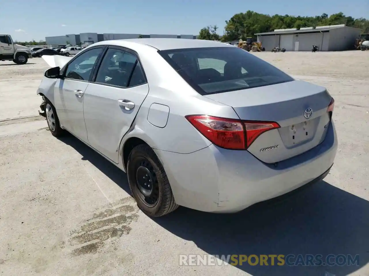 3 Photograph of a damaged car 2T1BURHE2KC230259 TOYOTA COROLLA 2019