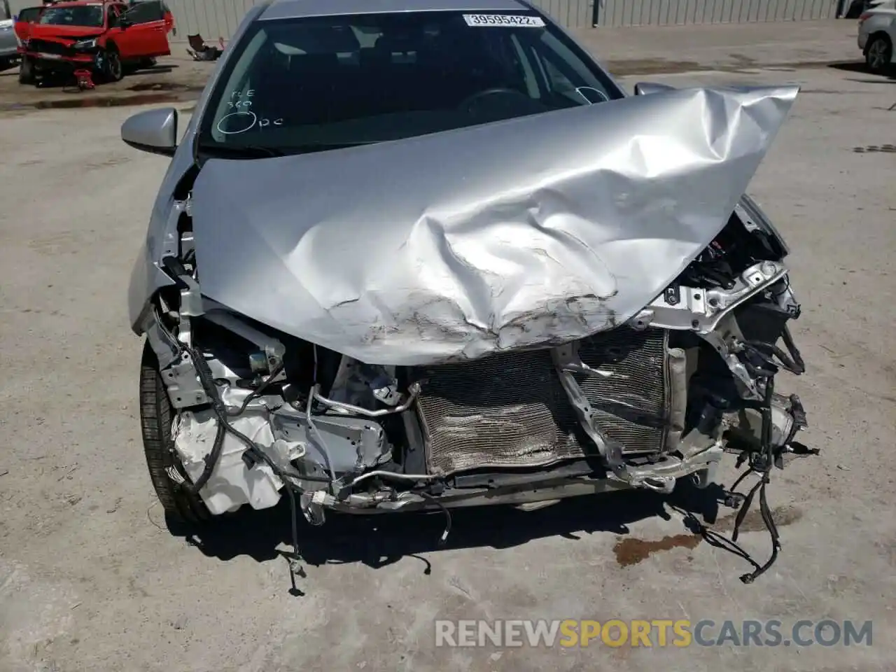 9 Photograph of a damaged car 2T1BURHE2KC230259 TOYOTA COROLLA 2019