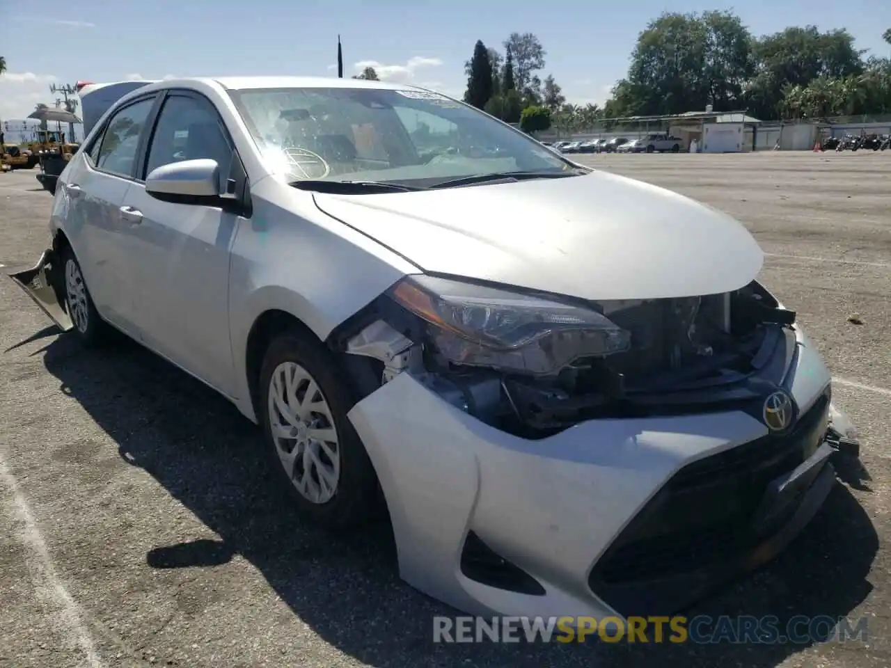 1 Photograph of a damaged car 2T1BURHE2KC230312 TOYOTA COROLLA 2019