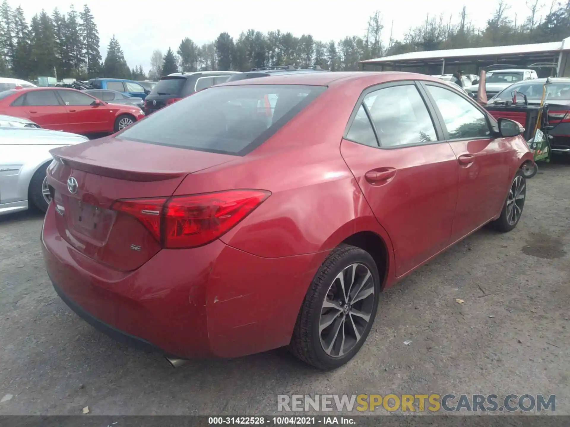 4 Photograph of a damaged car 2T1BURHE2KC230326 TOYOTA COROLLA 2019