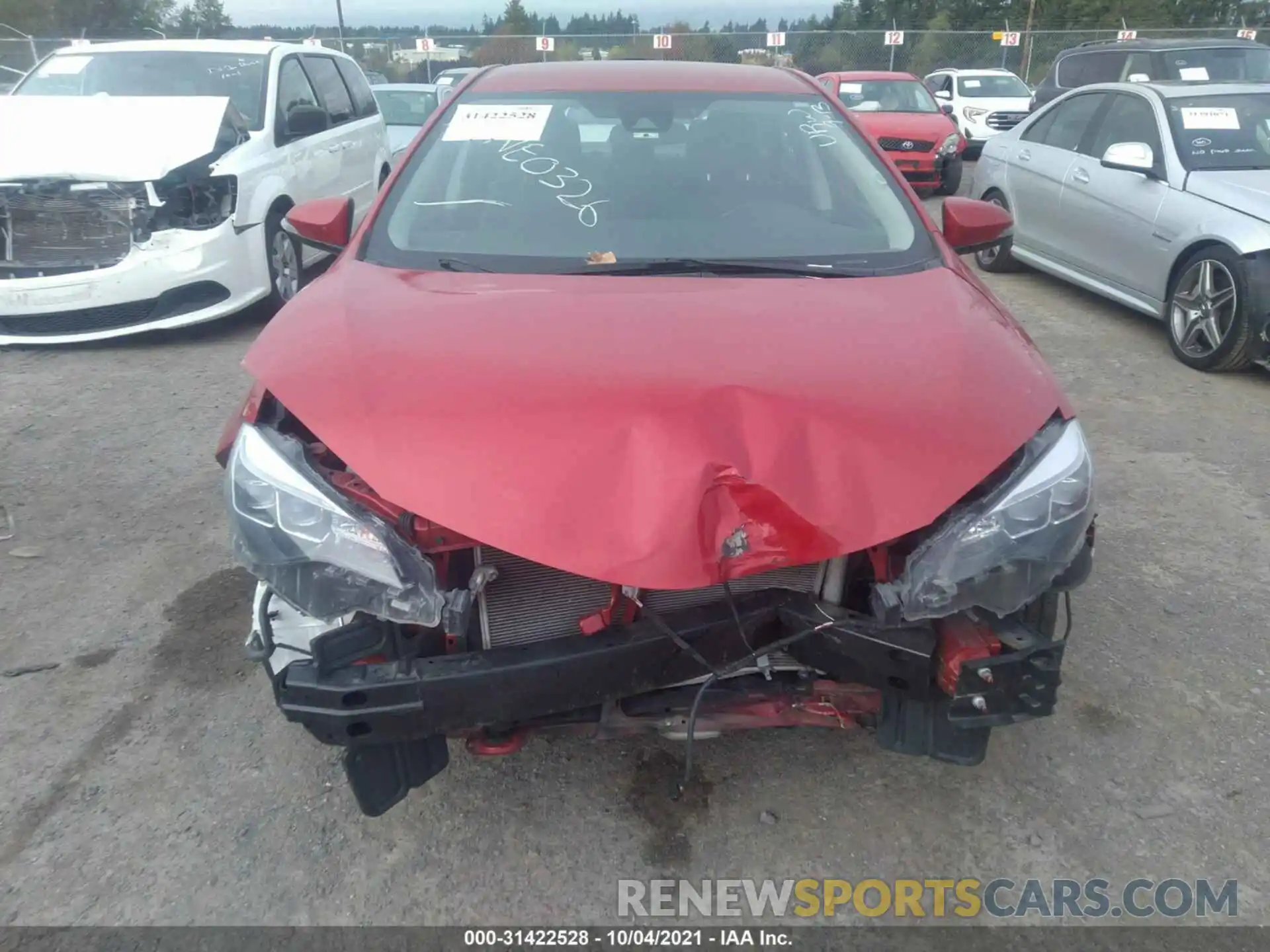 6 Photograph of a damaged car 2T1BURHE2KC230326 TOYOTA COROLLA 2019