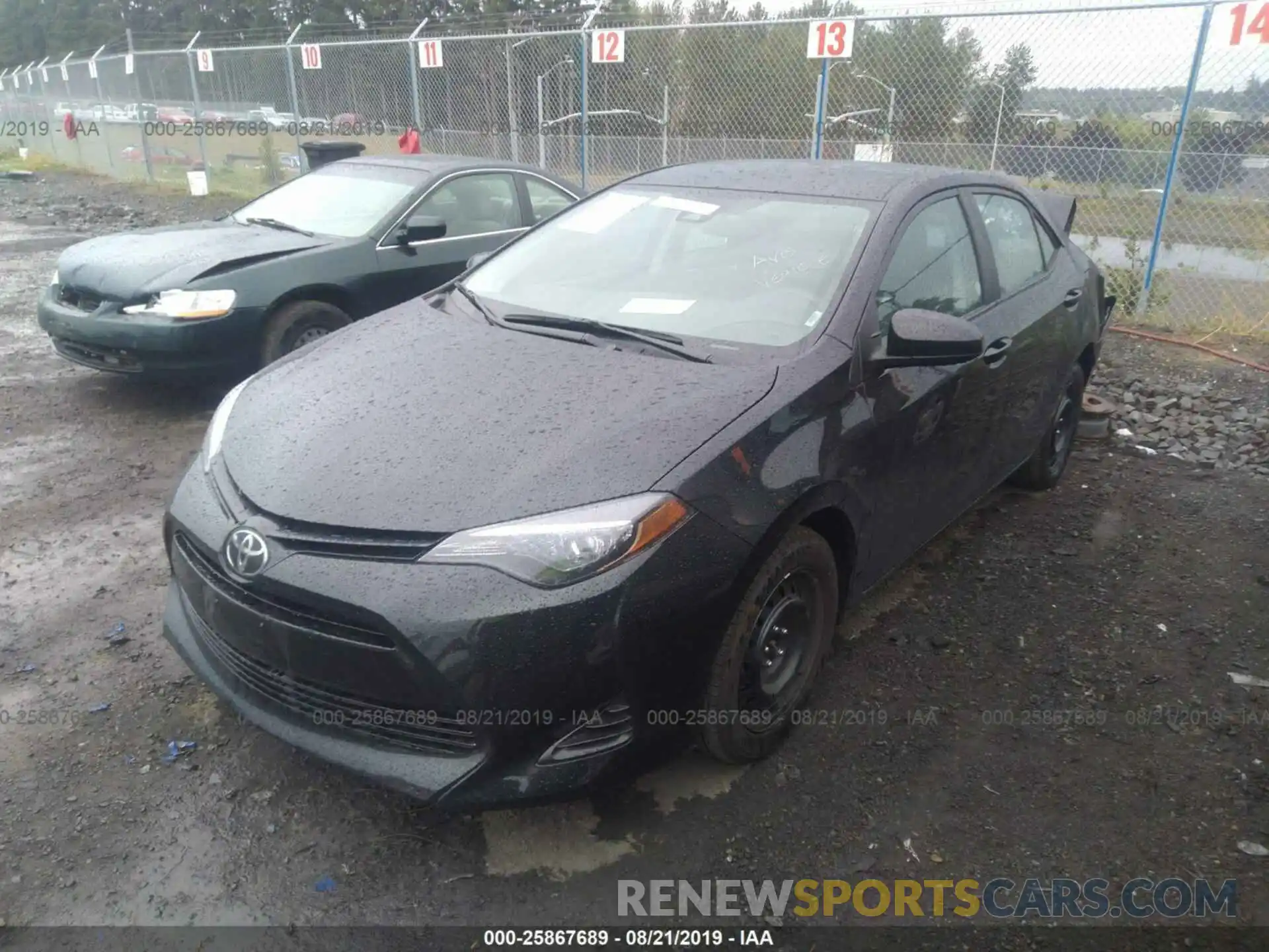 2 Photograph of a damaged car 2T1BURHE2KC231234 TOYOTA COROLLA 2019