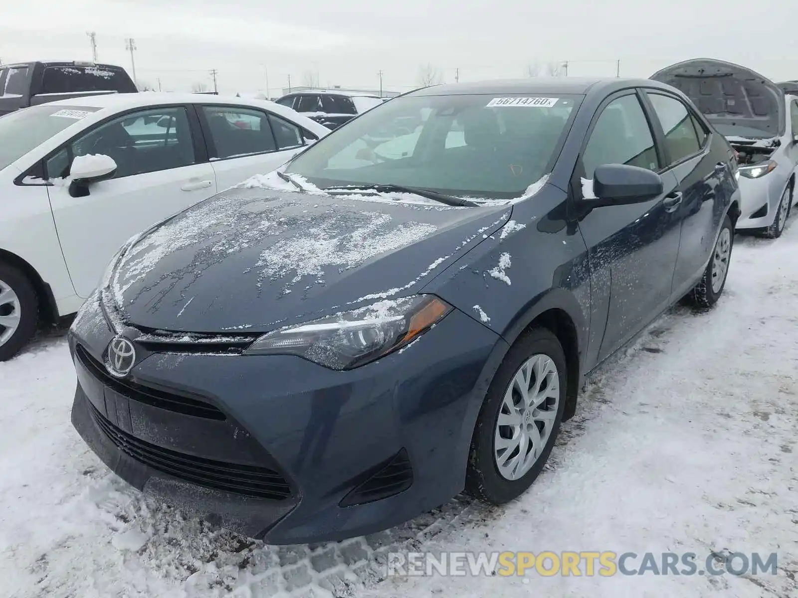 2 Photograph of a damaged car 2T1BURHE2KC232061 TOYOTA COROLLA 2019