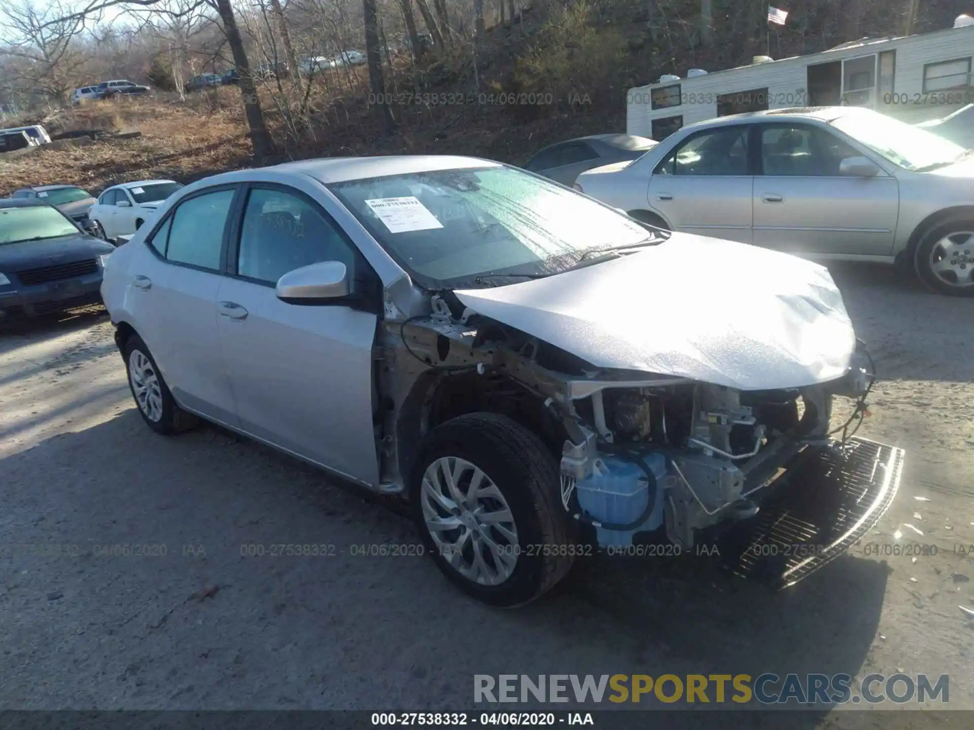 1 Photograph of a damaged car 2T1BURHE2KC232108 TOYOTA COROLLA 2019