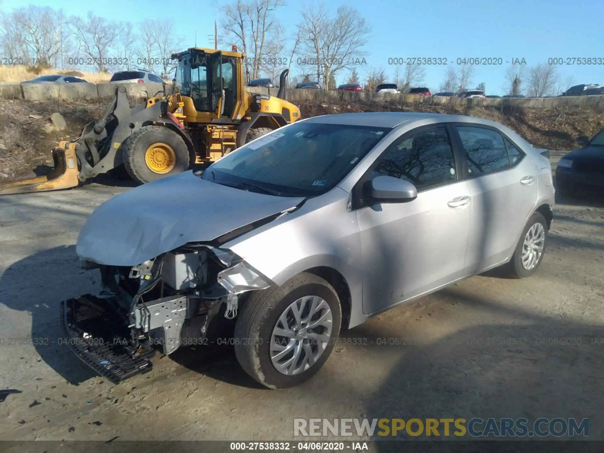 2 Photograph of a damaged car 2T1BURHE2KC232108 TOYOTA COROLLA 2019