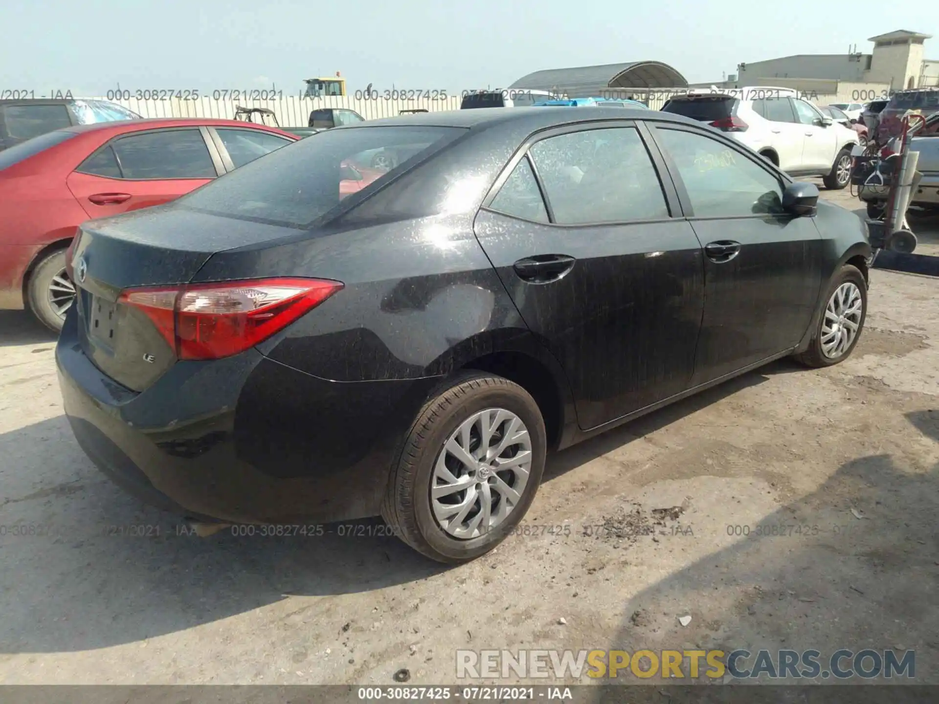 4 Photograph of a damaged car 2T1BURHE2KC232609 TOYOTA COROLLA 2019